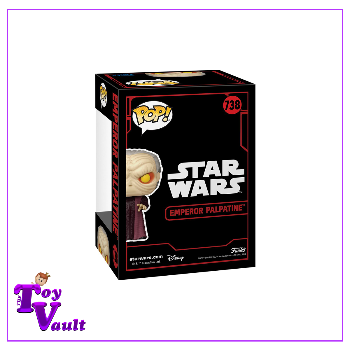 Funko Pop! Star Wars The Dark Side - Emperor Palpatine #738