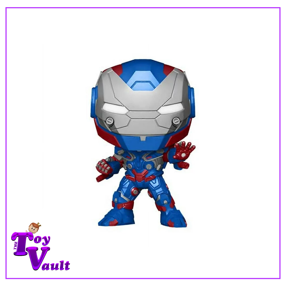 Funko Pop! Marvel Avengers Endgame - Iron Patriot #868 Metallic Funko Shop Exlusive