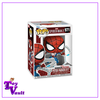 Funko Pop! Marvel Spider Man 2 Game - Peter Parker (Advanced Suit 2.0) #971