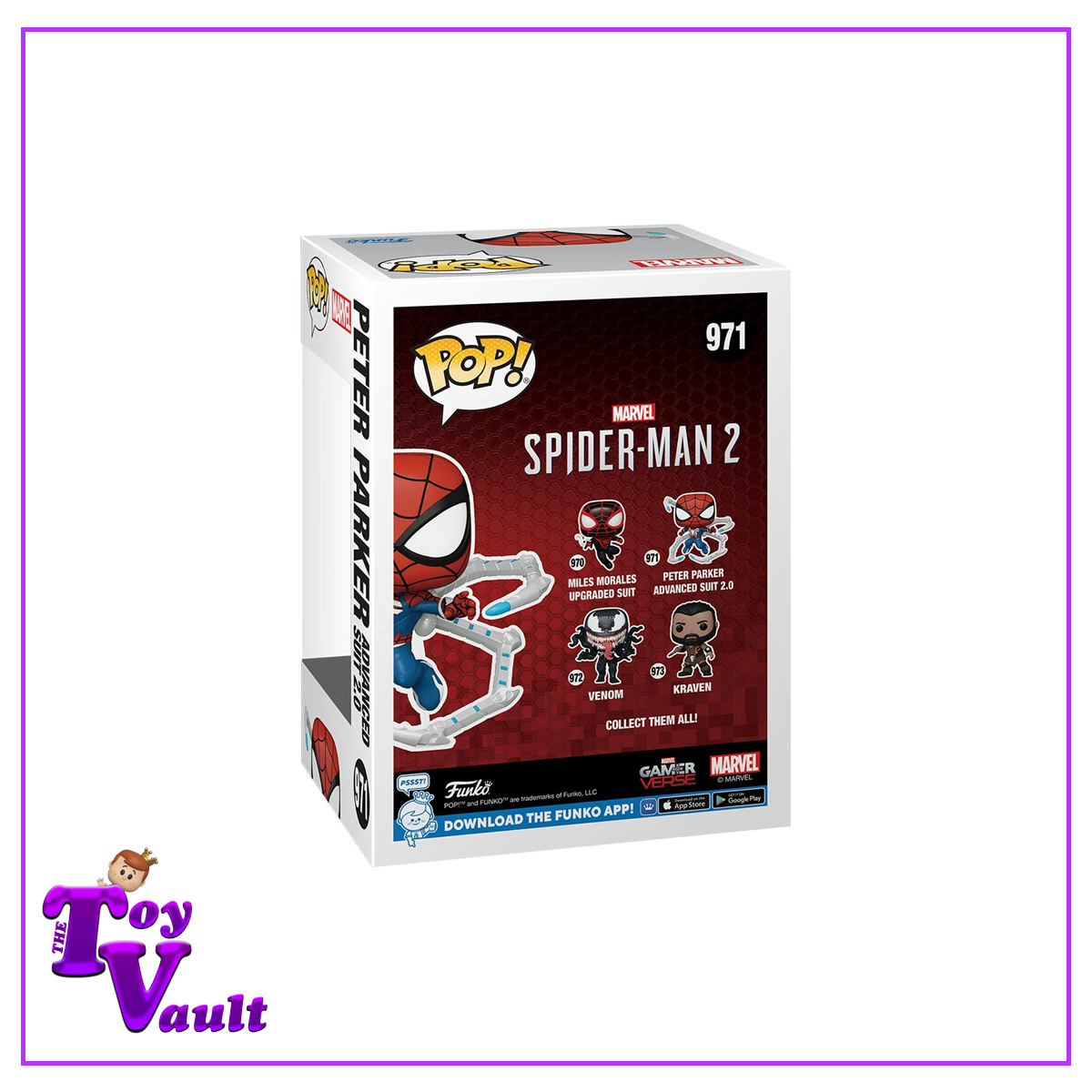 Funko Pop! Marvel Spider Man 2 Game - Peter Parker (Advanced Suit 2.0) #971