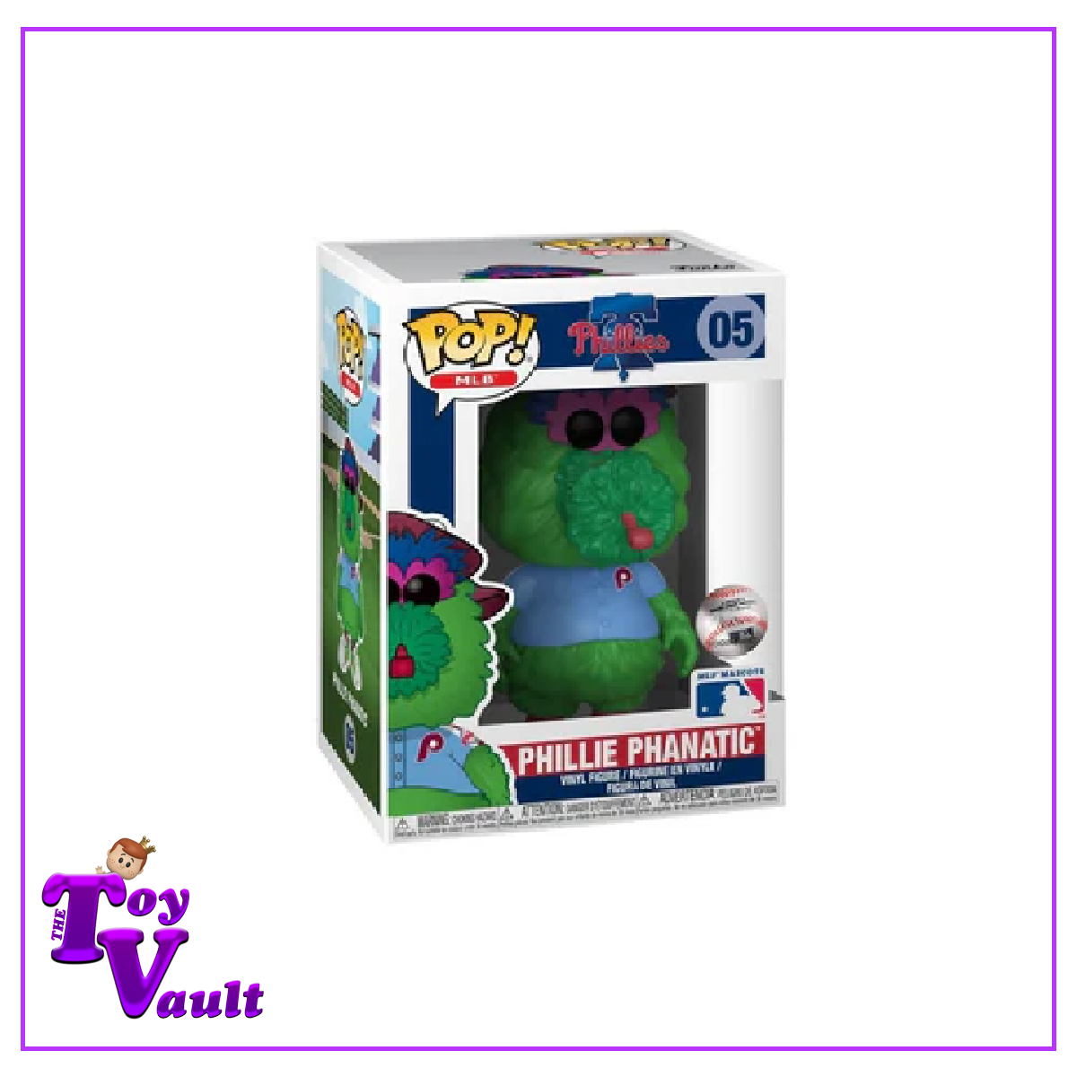 Funko Pop! Sports Icons Mascots MLB Baseball - Phillie Phanatic #05 (Blue Uniform) *DAMAGED*