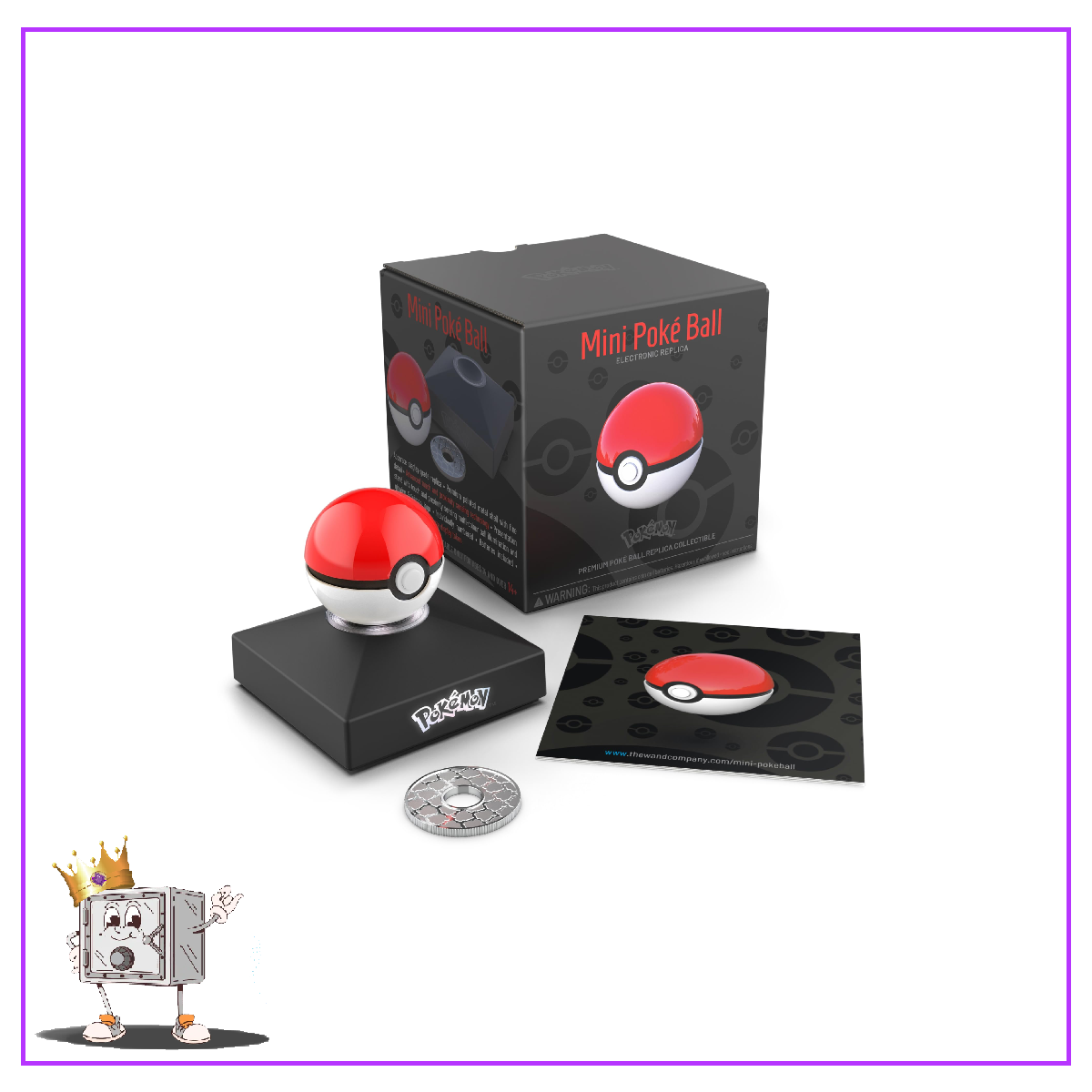 Pokemon Mini Poke Ball Die-Cast Authentic Replica