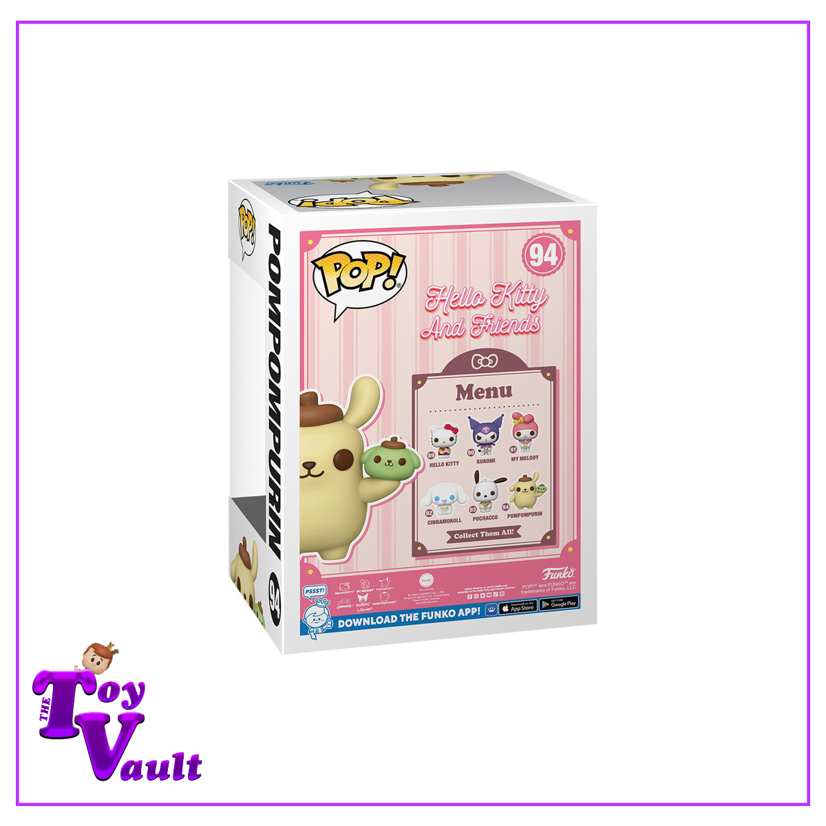 Funko Pop! Animation Sanrio Hello Kitty - Pompompurin with Dessert #94