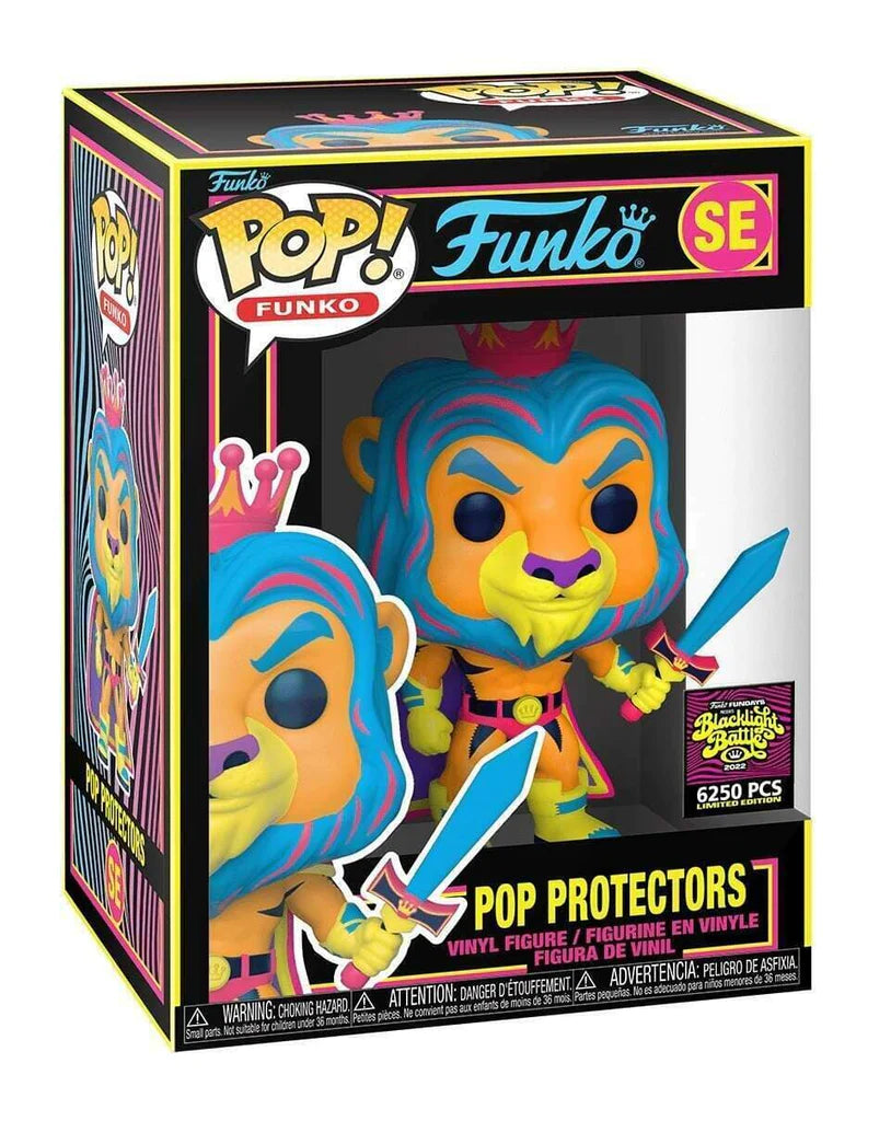 Funko Pop! Icons - Pop Protectors (Black Light) SE Blacklight Battles Exclusive Limited to 6,250 Pieces