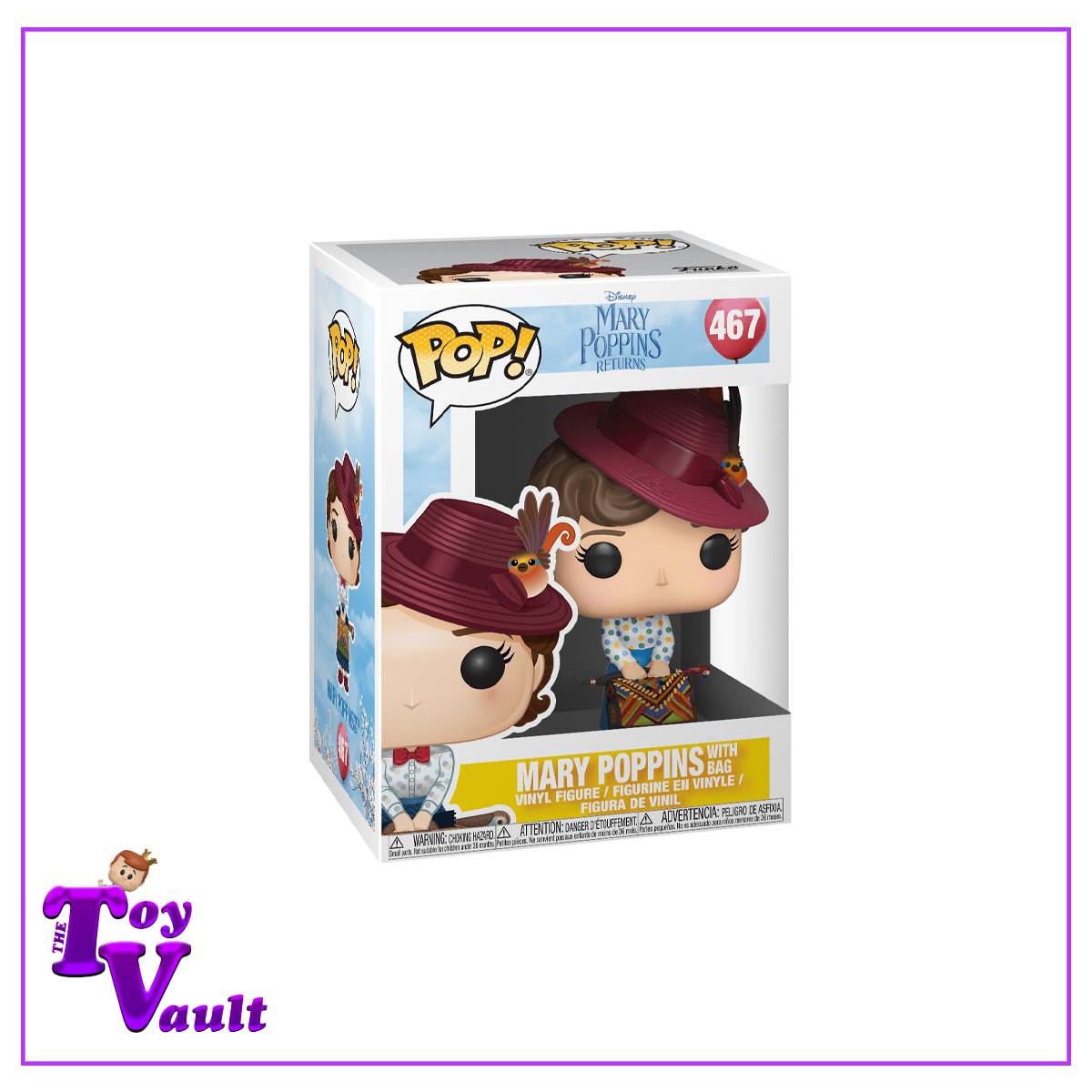 Funko Pop! Disney Mary Poppins - Mary Poppins with Bag #467