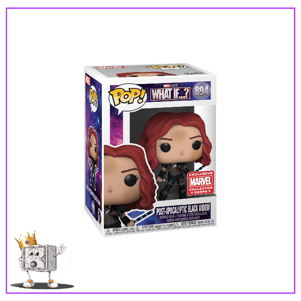 Funko Pop! Marvel What If - Post-Apocalyptic Black Widow #894 Marvel Collector Corps Exclusive