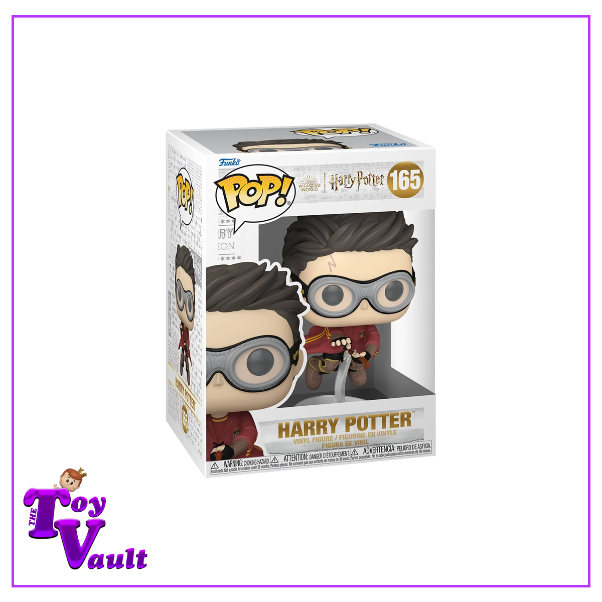 Funko Pop! Movies Harry Potter and the Prisoner of Azkaban - Harry Potter with Broom (Quidditch) #165