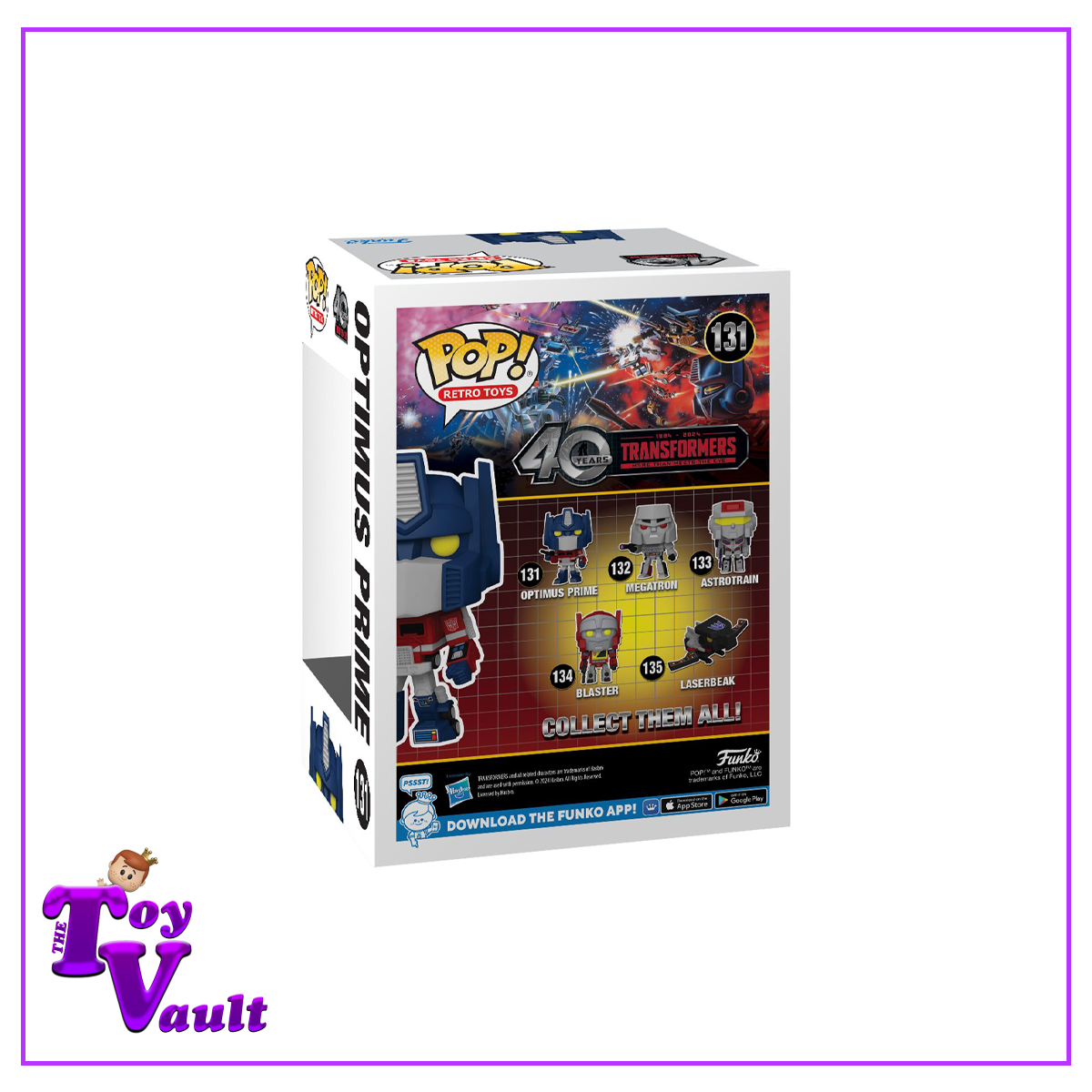 Funko Pop! Movies Transformers Generation 1 - Optimus Prime #131