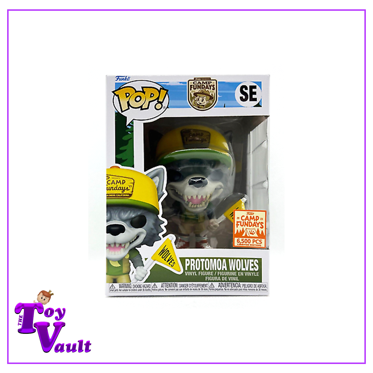 Funko Pop! Icons Fundays - Protomoa Wolves SE San Diego Comic Con Camp Fundays Exclusive LE 6500