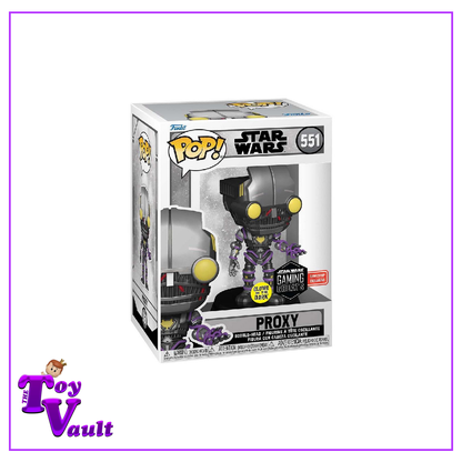 Funko Pop! Star Wars - Proxy #551 Glow in the Dark Gaming Greats GameStop Exclusive