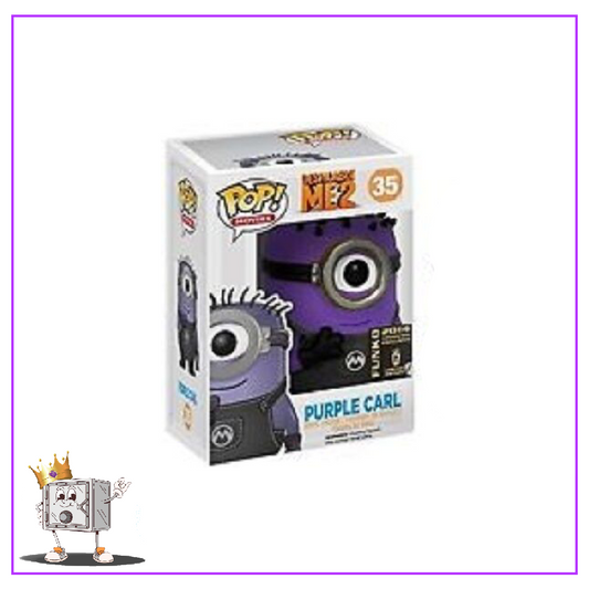 Funko Pop! Movies Despicable Me Minions - Purple Carl #35 2014 SDCC Shared Exclusive