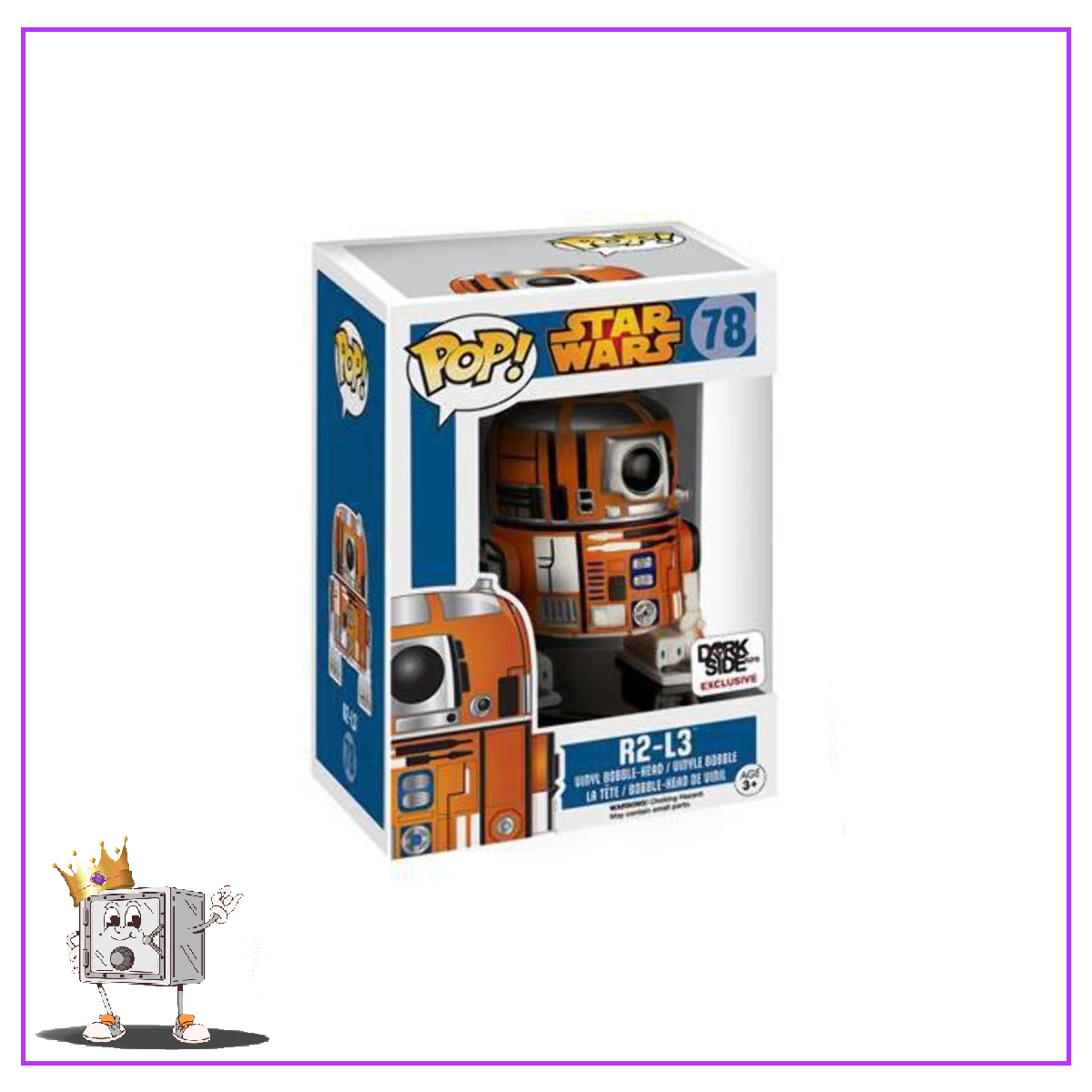 Funko Pop! Star Wars Blue Box - R2-L3 #78 Dark Side Comics Exclusive