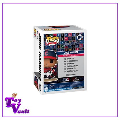 Funko Pop! Sports MLB Baseball - Jose Ramirez #100 (Cleveland Guardians)