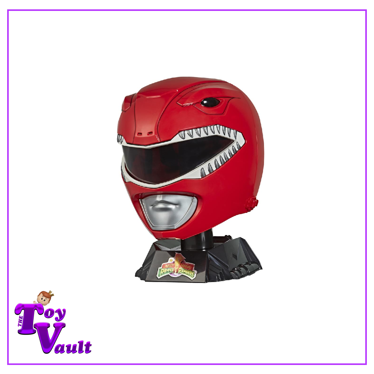 Television Mighty Morphin Power Rangers Red Ranger Life Size Wearable Helmet with Stand