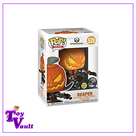 Funko Pop! Games Overwatch - Reaper #520 Glow in the Dark Blizzard Exclusive