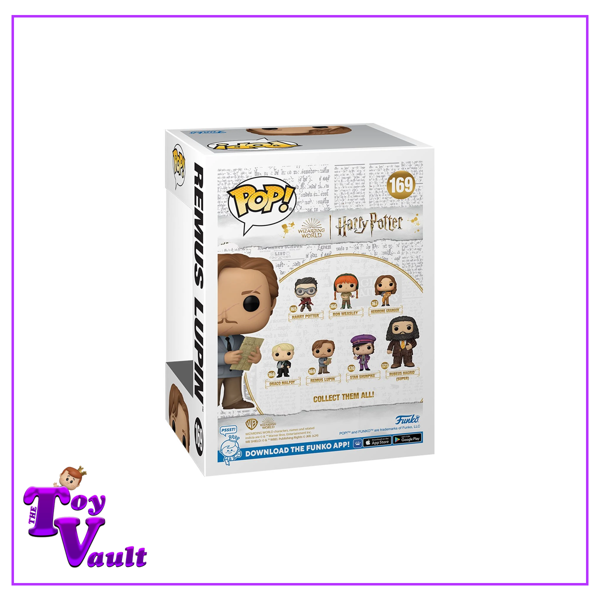 Funko Pop! Movies Harry Potter and the Prisoner of Azkaban - Remus Lupin with Map #169