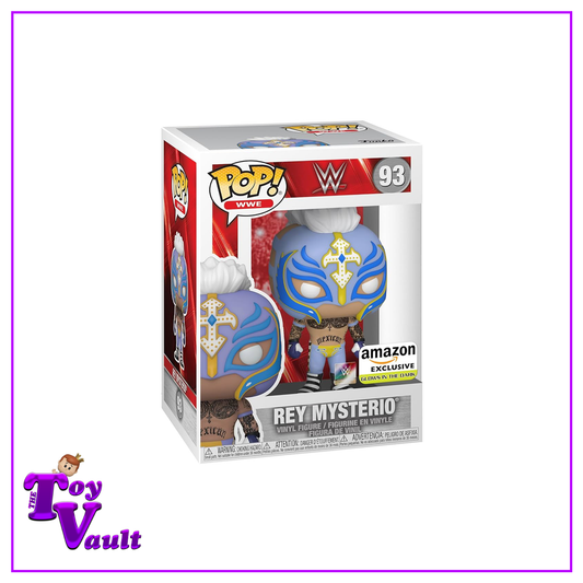 Funko Pop! Sports WWE Wrestling - Rey Mysterio #93 Glow in the Dark Amazon Exclusive