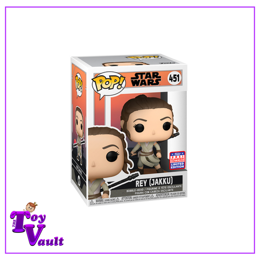 Funko Pop! Star Wars - Rey (Jakku) #451 2021 Virtual Con Shared Exclusive