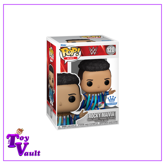 Funko Pop! Sports WWE Wrestling - Rocky Maivia #120 Metallic Funko Shop Exclusive