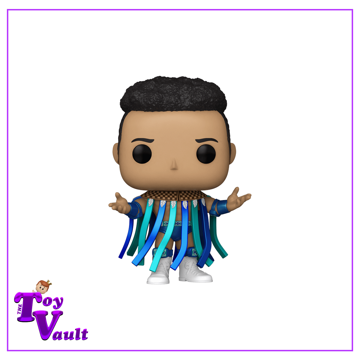 Funko Pop! Sports WWE Wrestling - Rocky Maivia #120 Metallic Funko Shop Exclusive