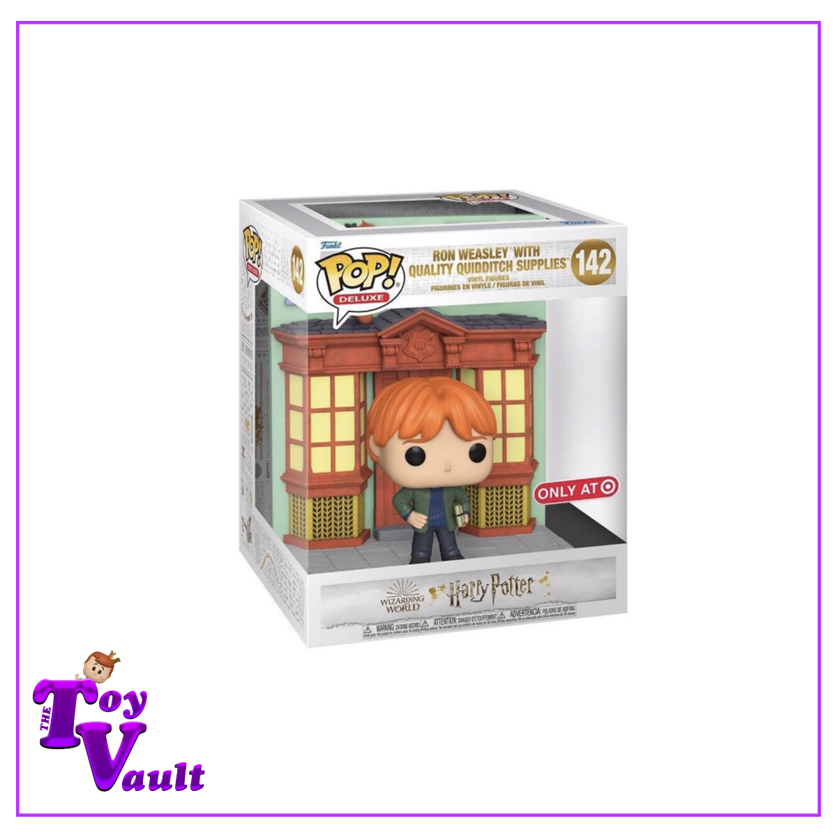 Funko Pop! Movies Harry Potter - Ron Weasley with Quality Quidditch Supplies #142 Target Exclusive 6 inch