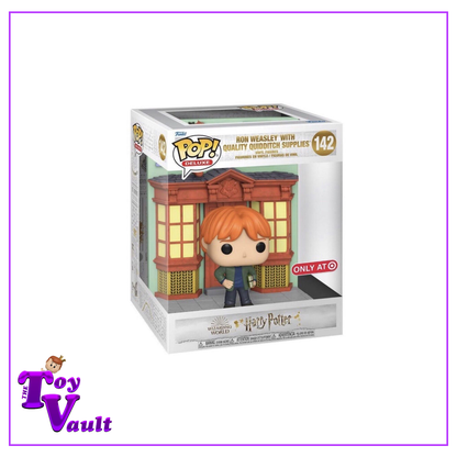 Funko Pop! Movies Harry Potter - Ron Weasley with Quality Quidditch Supplies #142 Target Exclusive 6 inch