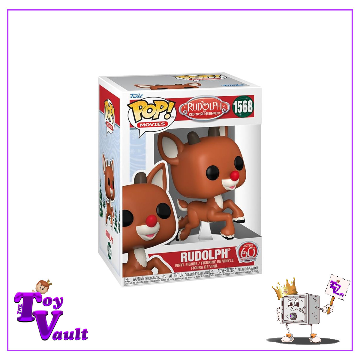 Funko Pop! Holidays Rudolph the Red-Nosed Reindeer - Rudolph (Flying) #1568 Preorder