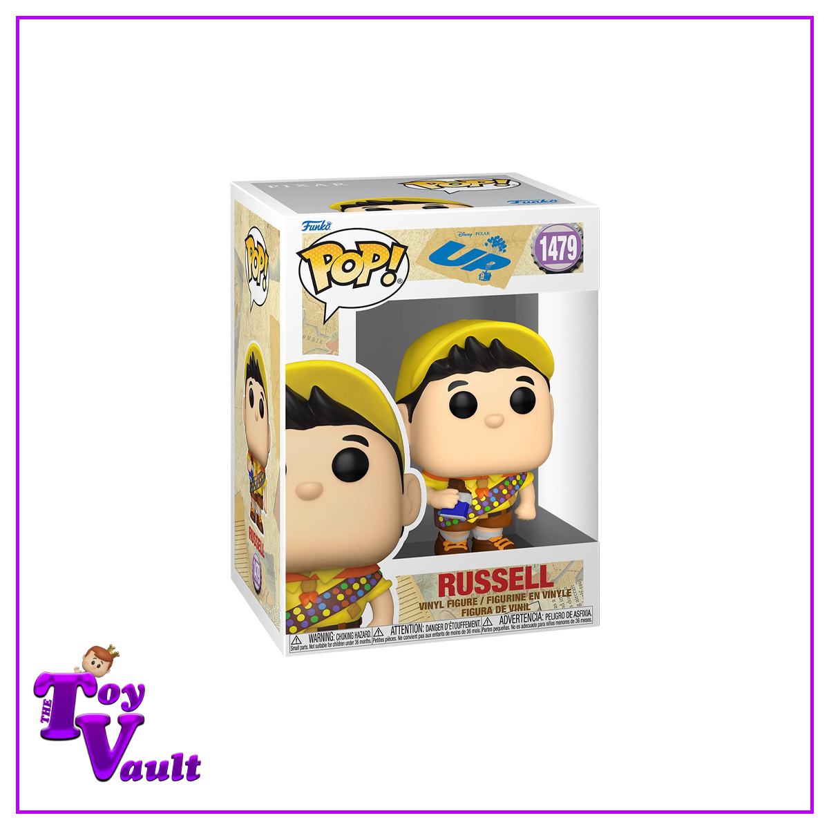 Funko Pop! Disney Up - Russell with Chocolate Bar #1479