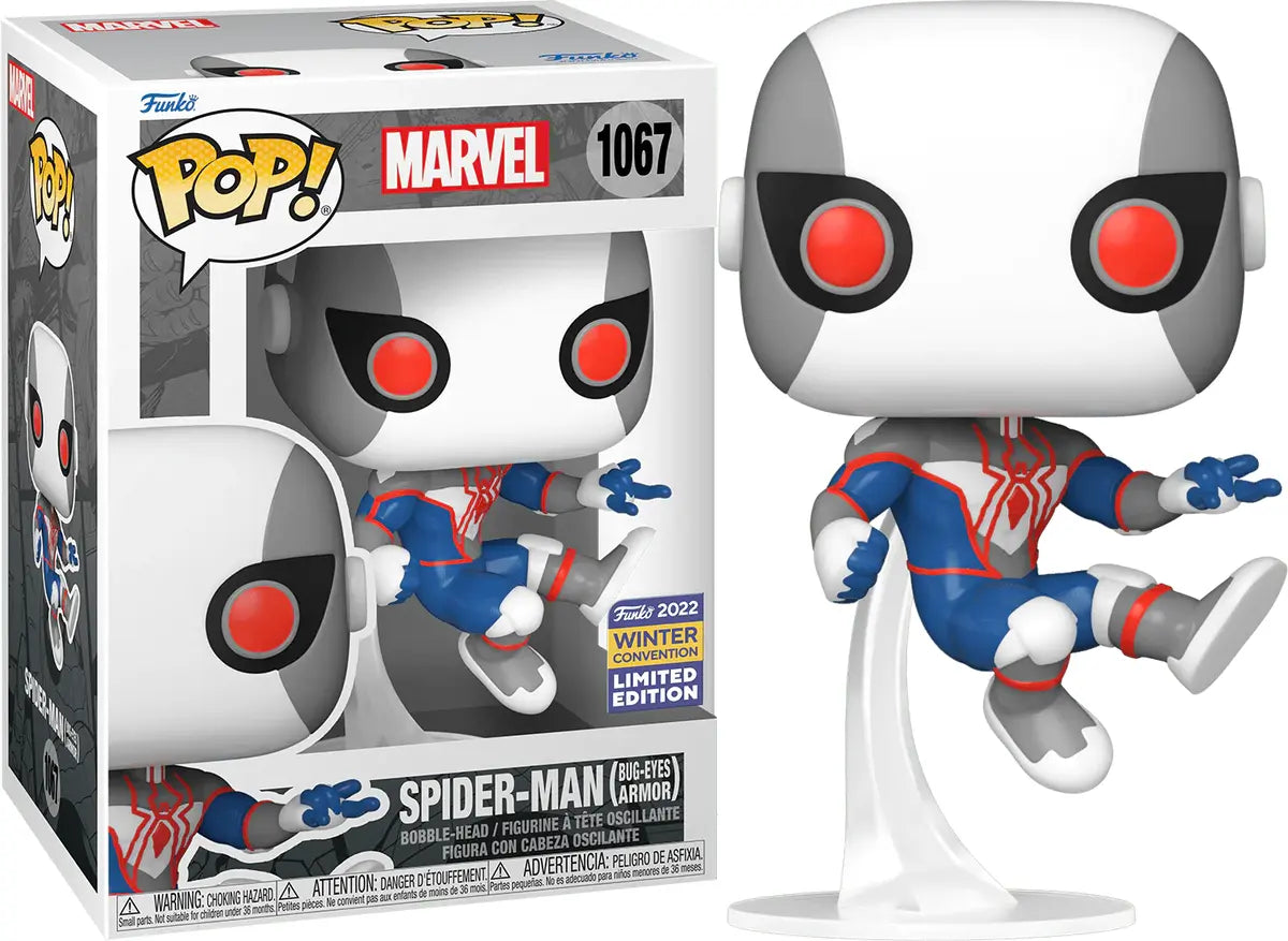 Funko Pop! Marvel - Spider-Man Bug Eyes Armor #1067 Winter Convention 2022 Shared Exclusive