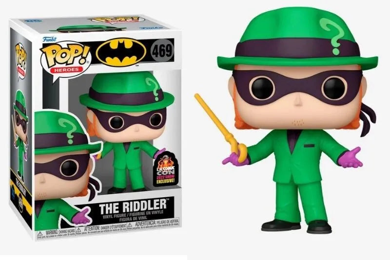 Funko Pop! DC Heroes Batman - The Riddler #469 LACC 2022 Exclusive