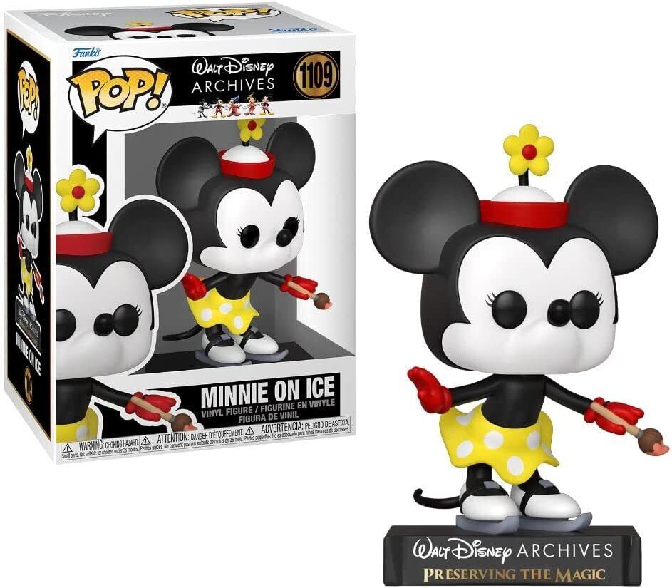 Funko Pop! Disney Archives - Minnie Mouse on Ice with Paintbrush #1109