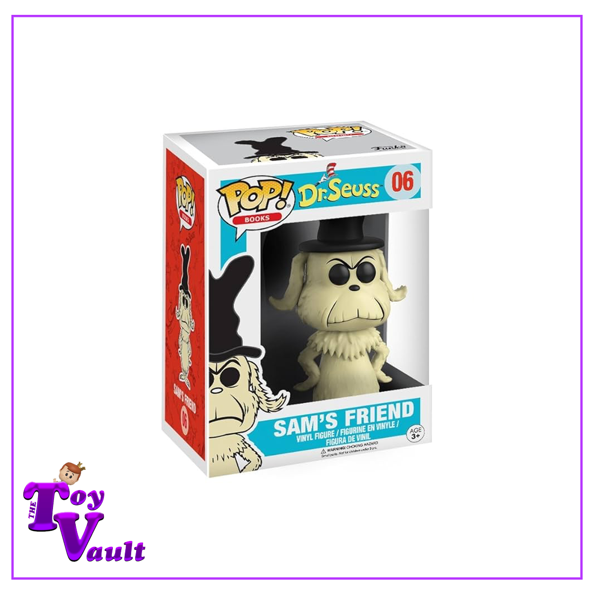 Funko Pop! Books Television Dr. Suess - Sam's Friend (from Cat in the Hat) #06