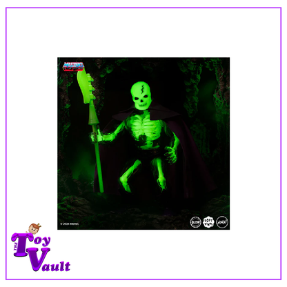 Mondo Retro Toys Masters of the Universe Scare Glow (Necromancer) Glow in the Dark 15-inch Soft Vinyl Figure LE 500