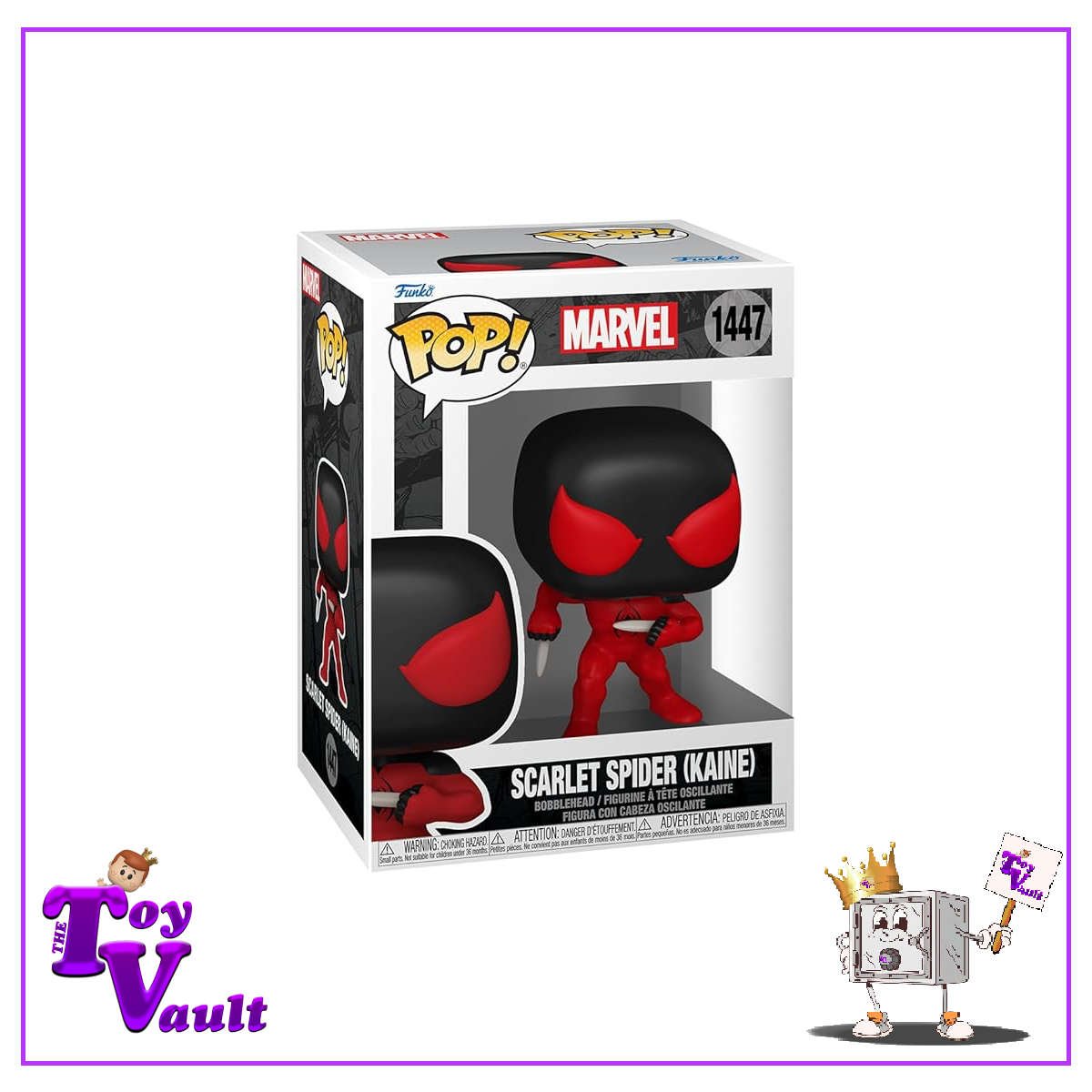 Funko Pop! Marvel Avengers Spider-Man Comics - Scarlet Spider (Kaine Parker) #1447 Preorder