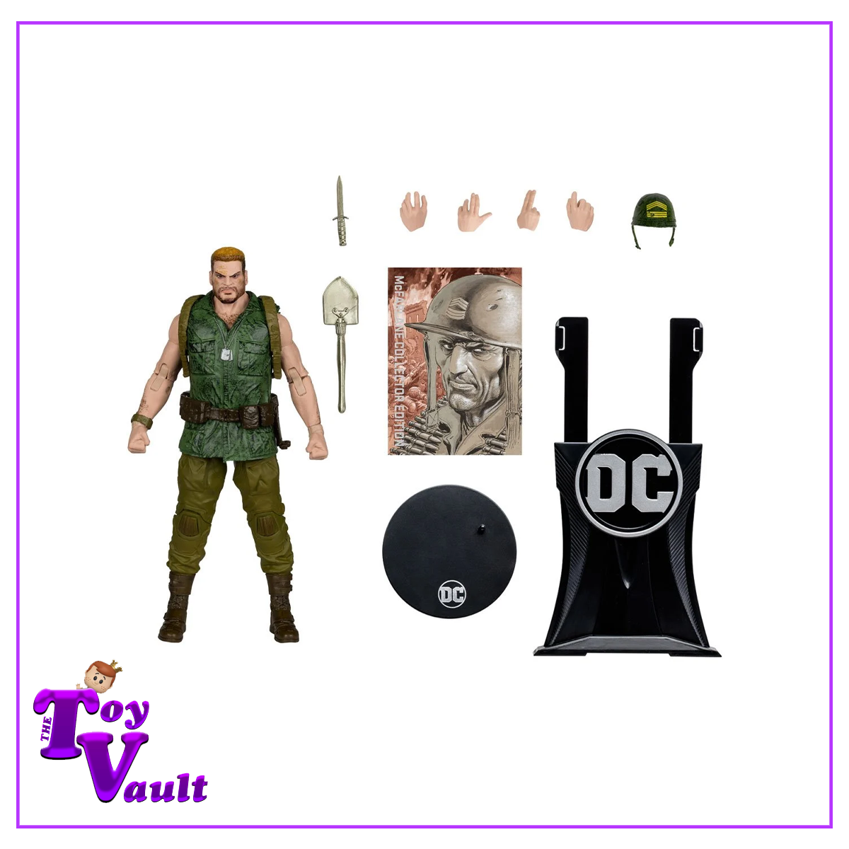 McFarlane Toys DC Heroes Multiverse Collector Edition Classics Wave 5 - Sergeant Rock 7-inch Action Figure