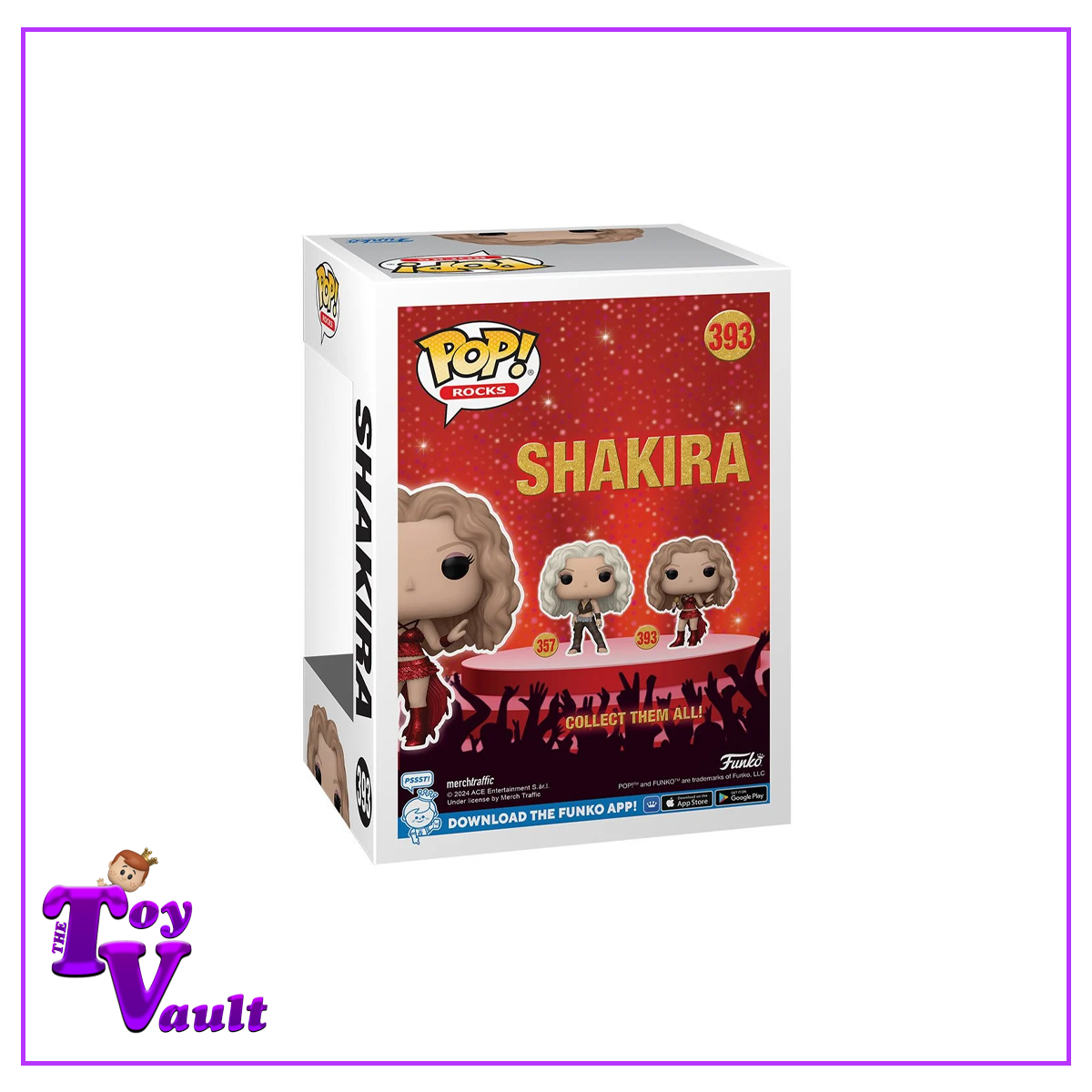 Funko Pop! Music - Shakira (Super Bowl) #393 Diamond Glitter