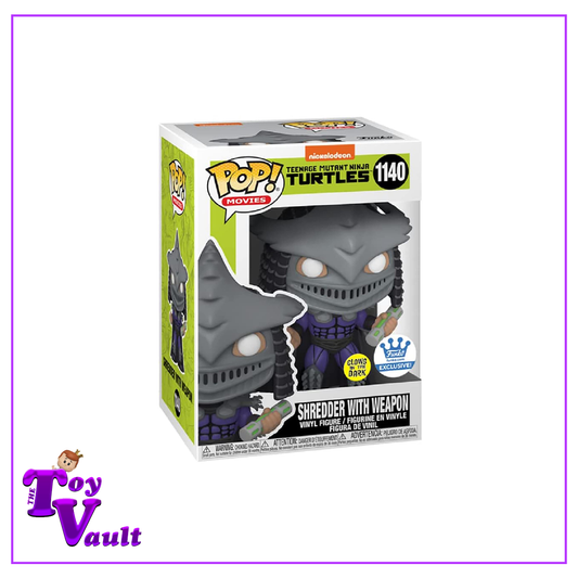 Funko Pop! Television Teenage Mutant Ninja Turtles - Shredder with Weapon #1140 Glow in the Dark Funko Shop Exclusive