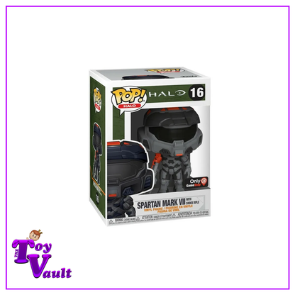 Funko Pop! Games Halo - Spartan Mark VII with Shock Rifle #16 GameStop Exclusive