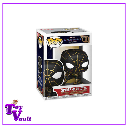 Funko Pop! Marvel Spider Man No Way Home - Spider-Man (Black and Gold Suit) #911