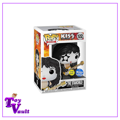 Funko Pop! Music Kiss - The Starchild #122 Glow in the Dark Funko Shop Exclusive