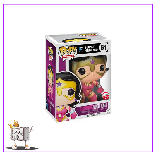 Funko Pop! DC Heroes Comics - Star Sapphire Wonder Woman #61 Metallic Fugitive Toys Exclusive