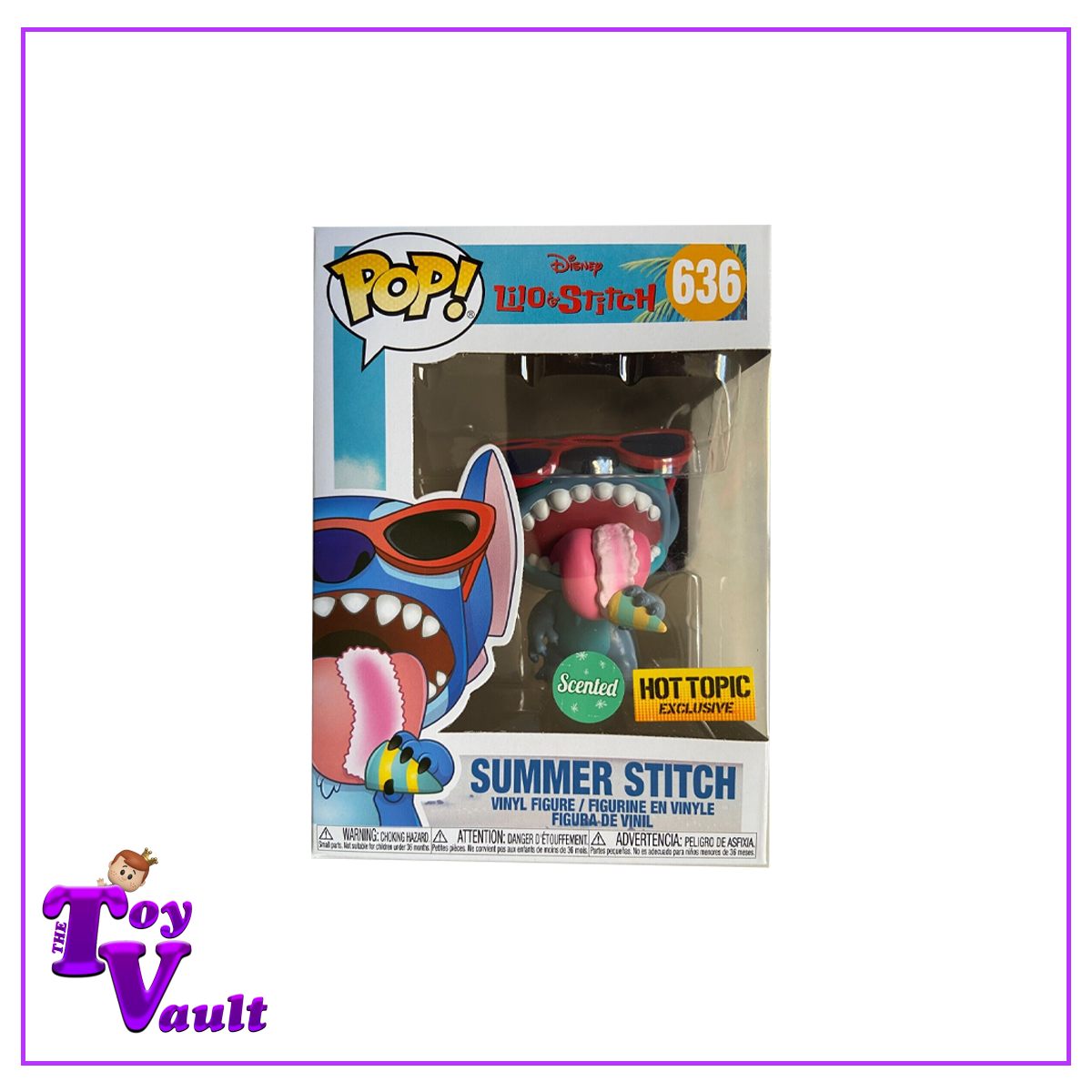 Funko Pop! Disney Lilo and Stitch - Summer Stitch #636 Scented Hot Topic Exclusive