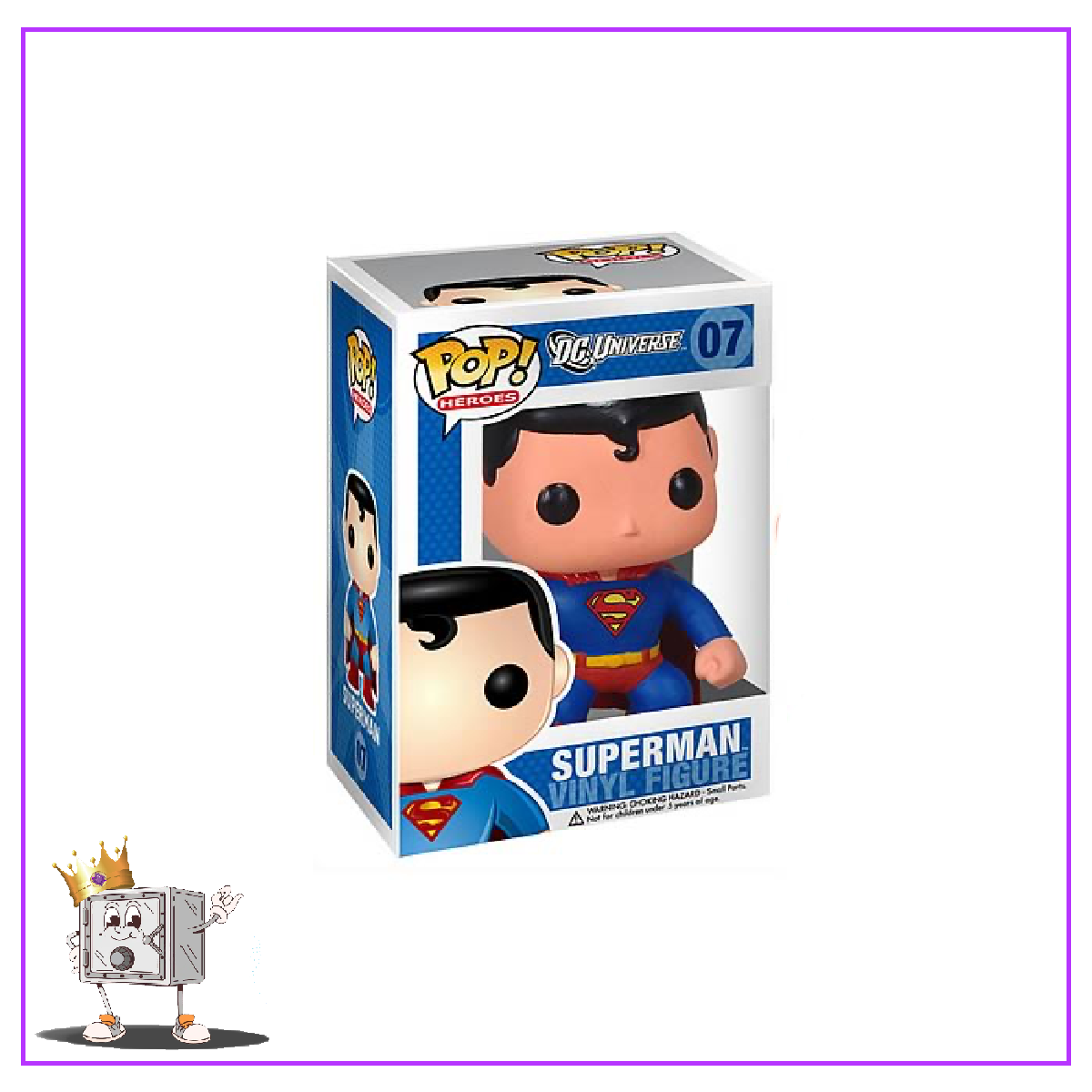 Funko Pop! DC Heroes Universe - Superman #07 (Large Font)