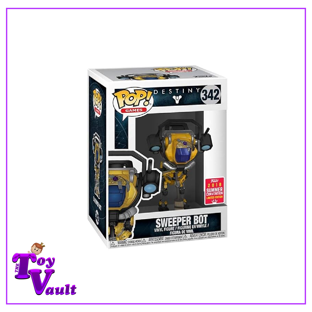 Funko Pop! Games Destiny - Sweeper Bot #342 SDCC Shared Exclusive