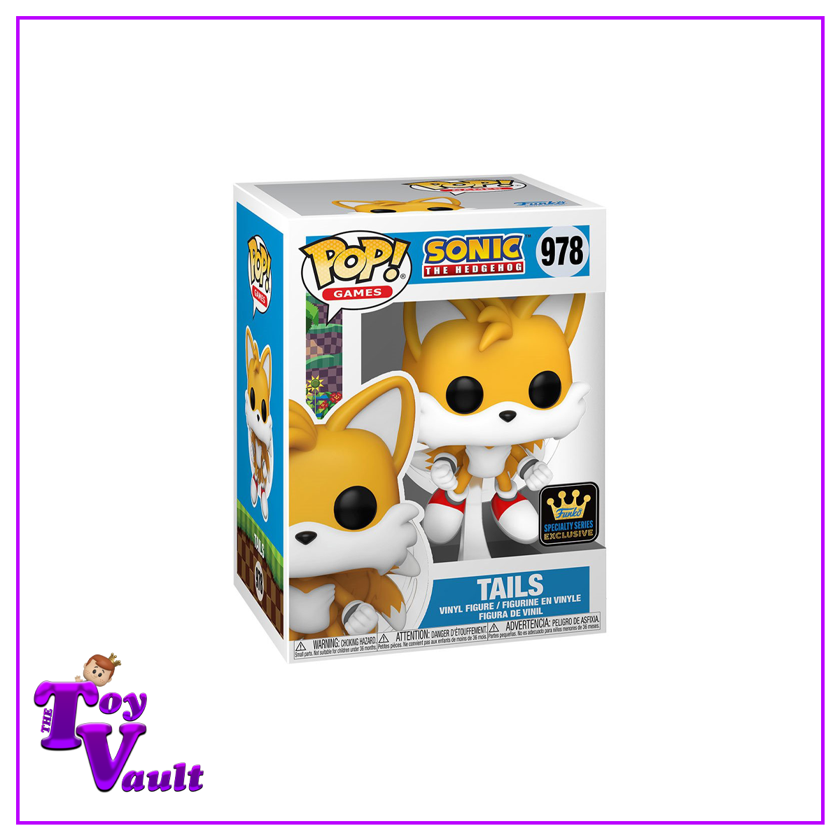 Funko Pop! Games Sonic the Hedgehog - Tails (Flying) #978 Specialty Series Exclusive Preorder