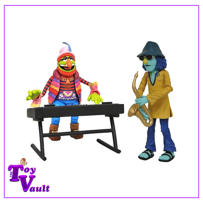 Diamond Select Toys Disney The Muppets Dr. Teeth and Zoot (2-pack) Action Figures with Accessories