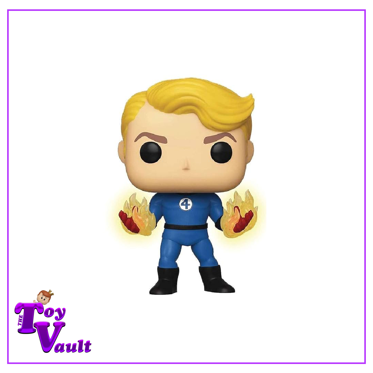 Funko Pop! Marvel Fantastic Four - Human Torch #568 Glow in the Dark Specialty Series Exclusive