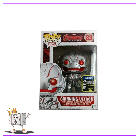 Funko Pop! Marvel Avengers Age of Ultron - Grinning Ultron #83 2015 SDCC Shared Exclusive