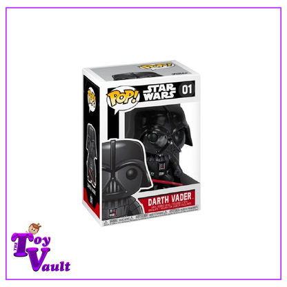 Funko Pop! Star Wars - Darth Vader #01 (Black / Red Box)