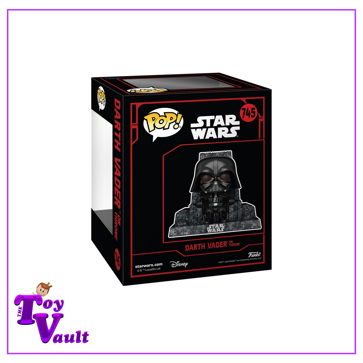 Funko Pop! Star Wars The Dark Side - Darth Vader on Throne #745 (Deluxe) Preorder